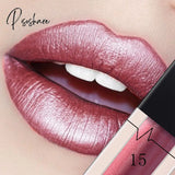 Metallic Lip Gloss Matte Lipstick Waterproof Sexy Stick Tint Lipgloss Balm Makeup Tools For Women