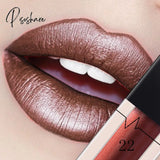 Metallic Lip Gloss Matte Lipstick Waterproof Sexy Stick Tint Lipgloss Balm Makeup Tools For Women