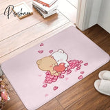 Milk And Mocha Doormat Rug Carpet Footpad Bath Mats Non-Slip Toilet Balcony Parlor Durable Washable