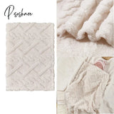 Milky Color Simple Single-Layer Tower Skin Fleece Blanket Nap Spring And Summer Air Conditioning