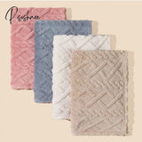 Milky Color Simple Single-Layer Tower Skin Fleece Blanket Nap Spring And Summer Air Conditioning