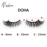 Mink Lash Handmade Winged Faux Eyelashes Natural Long Lashes For Eyelash Extension Eye End Lengthen