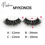 Mink Lash Handmade Winged Faux Eyelashes Natural Long Lashes For Eyelash Extension Eye End Lengthen