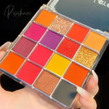 Miss Lara 16 Color Eye Shadow Palette Colorful Artist Shimmer Glitter Matte Pigmented Powder