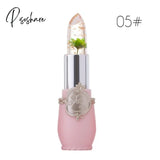 Moisturizer Lip Gloss Transparent Jelly Flower Lipstick Temperature Color Change Waterproof Makeup