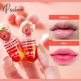 Moisturizing Lip Gloss Peach Waterproof Glossy Long Lasting Not Sticky Natural Korea Tint Daily