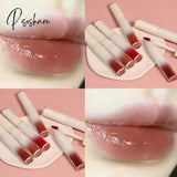 Moisturizing Mirror Glass Lipstick Matte Velvet Lip Gloss Waterproof Stick Longlasting Women Sexy