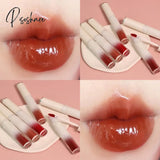 Moisturizing Mirror Glass Lipstick Matte Velvet Lip Gloss Waterproof Stick Longlasting Women Sexy