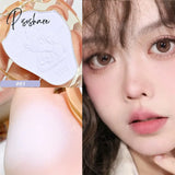 Monochrome Blush Peach Cream Makeup Palette Cheek Contour Cosmetics Blusher Korean Rouge Tint 01