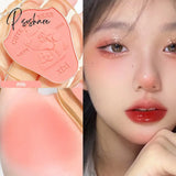 Monochrome Blush Peach Cream Makeup Palette Cheek Contour Cosmetics Blusher Korean Rouge Tint 06