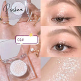 Monochrome Glitter Eyeshadow Shiny Diamond Eye Shadow Palette Highlighter Powder Shimmer Bright