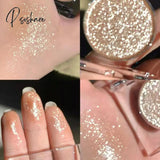 Monochrome Glitter Eyeshadow Shiny Diamond Eye Shadow Palette Highlighter Powder Shimmer Bright