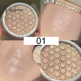 Monochrome Glitter Eyeshadow Shiny Diamond Eye Shadow Palette Highlighter Powder Shimmer Bright