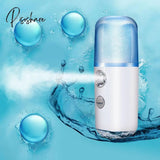 Nano Mist Sprayer Mini 30Ml Mister Usb Rechargable Hand Facial Face Body Steamer Moisturizing Skin