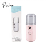 Nano Mist Sprayer Mini 30Ml Mister Usb Rechargable Hand Facial Face Body Steamer Moisturizing Skin