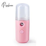 Nano Mist Sprayer Mini 30Ml Mister Usb Rechargable Hand Facial Face Body Steamer Moisturizing Skin