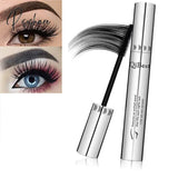 Natural 3D Mascara Fiber Waterproof Black Eyelash Long Curling Lashes Extension Makeup Fluffy