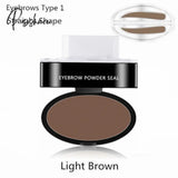 Natural Arched Eyebrow Stamp Quick Makeup Brow Stamps Powder Pallette 9 Options Seal Best Selling