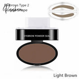 Natural Arched Eyebrow Stamp Quick Makeup Brow Stamps Powder Pallette 9 Options Seal Best Selling