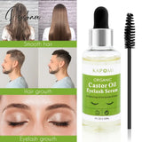 Natural Castor Eyelashes Growth Essential Oil Thick Longer Nourishing Enhancer Lash Eyebrow Hair