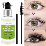 Natural Castor Eyelashes Growth Essential Oil Thick Longer Nourishing Enhancer Lash Eyebrow Hair