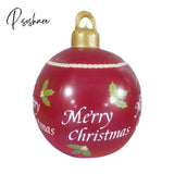 New 60Cm Outdoor Christmas Inflatable Decorated Ball Made Pvc Giant Big Large Balls Tree