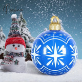 New 60Cm Outdoor Christmas Inflatable Decorated Ball Made Pvc Giant Big Large Balls Tree