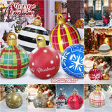 New 60Cm Outdoor Christmas Inflatable Decorated Ball Made Pvc Giant Big Large Balls Tree