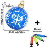 New 60Cm Outdoor Christmas Inflatable Decorated Ball Made Pvc Giant Big Large Balls Tree