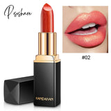 New 9 Colors Luxury Lipstick Lips Makeup Waterproof Shimmer Long Lasting Pigment Nude Pink Mermaid