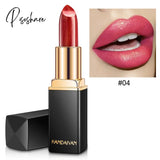 New 9 Colors Luxury Lipstick Lips Makeup Waterproof Shimmer Long Lasting Pigment Nude Pink Mermaid