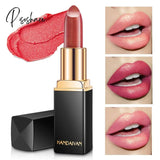 New 9 Colors Luxury Lipstick Lips Makeup Waterproof Shimmer Long Lasting Pigment Nude Pink Mermaid