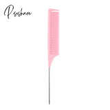 New Highlight Comb Point-Tail Plastic Hair Salon Color Brush Modeling Tool Pink