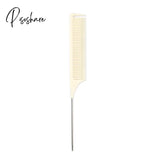 New Highlight Comb Point-Tail Plastic Hair Salon Color Brush Modeling Tool White