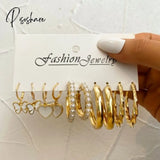 New Korean Elegant Cute Butterfly Stud Earrings For Women Girls Simple Lovely Vintage Rhinestone