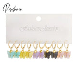 New Korean Elegant Cute Butterfly Stud Earrings For Women Girls Simple Lovely Vintage Rhinestone