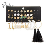 New Korean Elegant Cute Butterfly Stud Earrings For Women Girls Simple Lovely Vintage Rhinestone