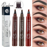 New Microblading Eyebrow Pen Waterproof Fork Tip Eyebrow Tattoo Pencil Long Lasting Professional Fine Sketch Liquid Eye Brow Pen