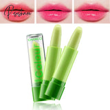 New Moisture Lip Balm Aloe Vera Natural Temperature Color Changing Makeup Lipstick Long Lasting