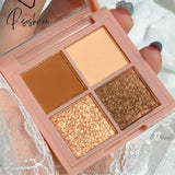 New Professional Fashion Natural 9 Color Shimmer Glitter Eye Shadow Powder Palette Matte Eyeshadow