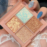 New Professional Fashion Natural 9 Color Shimmer Glitter Eye Shadow Powder Palette Matte Eyeshadow