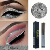 New Professional Shiny Eye Liners Cosmetics For Women Pigment Silver Rose Gold Color Liquid Glitter