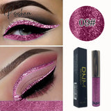 New Professional Shiny Eye Liners Cosmetics For Women Pigment Silver Rose Gold Color Liquid Glitter