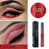 New Professional Shiny Eye Liners Cosmetics For Women Pigment Silver Rose Gold Color Liquid Glitter