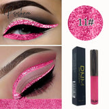 New Professional Shiny Eye Liners Cosmetics For Women Pigment Silver Rose Gold Color Liquid Glitter