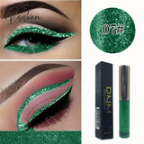 New Professional Shiny Eye Liners Cosmetics For Women Pigment Silver Rose Gold Color Liquid Glitter