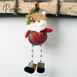 New Year Cute Santa Claus Snowman Dolls Christmas Tree Decoration For Home Xmas Elf Navidad Kids