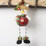 New Year Cute Santa Claus Snowman Dolls Christmas Tree Decoration For Home Xmas Elf Navidad Kids