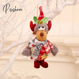 New Year Cute Santa Claus Snowman Dolls Christmas Tree Decoration For Home Xmas Elf Navidad Kids