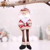 New Year Cute Santa Claus Snowman Dolls Christmas Tree Decoration For Home Xmas Elf Navidad Kids